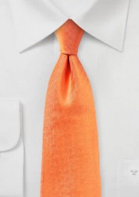 Krawatte Herringbone orange