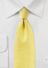 Krawatte filigran texturiert goldgelb