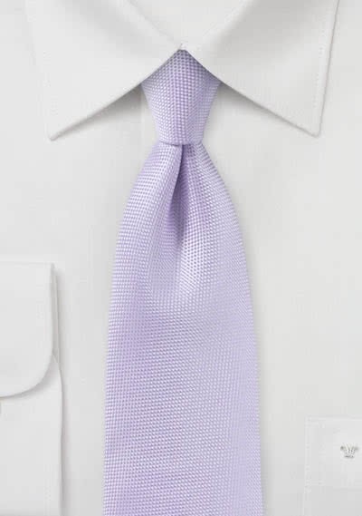 Krawatte fein strukturiert zartviolett