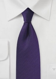 Krawatte zierlich strukturiert lila