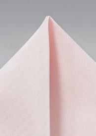 Einstecktuch Herringbone-Oberfläche rosé