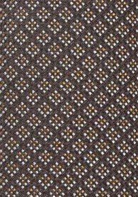 Krawatte Gitter-Pattern schokoladenbraun