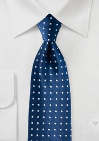 Krawatte Punkt-Pattern nachtblau