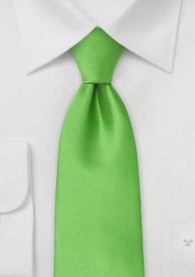 Krawatte Gummizug signalgrün