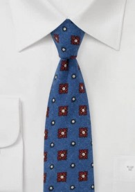 Krawatte Ornamente leichtblau