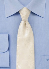 Krawatte Farn-Struktur creme