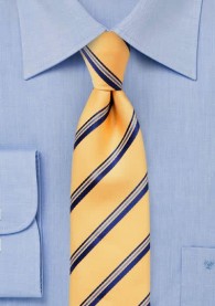 Krawatte Streifen gelb