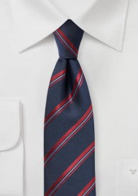 Krawatte Linien marineblau