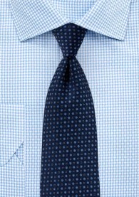 Krawatte Punkt-Pattern marineblau